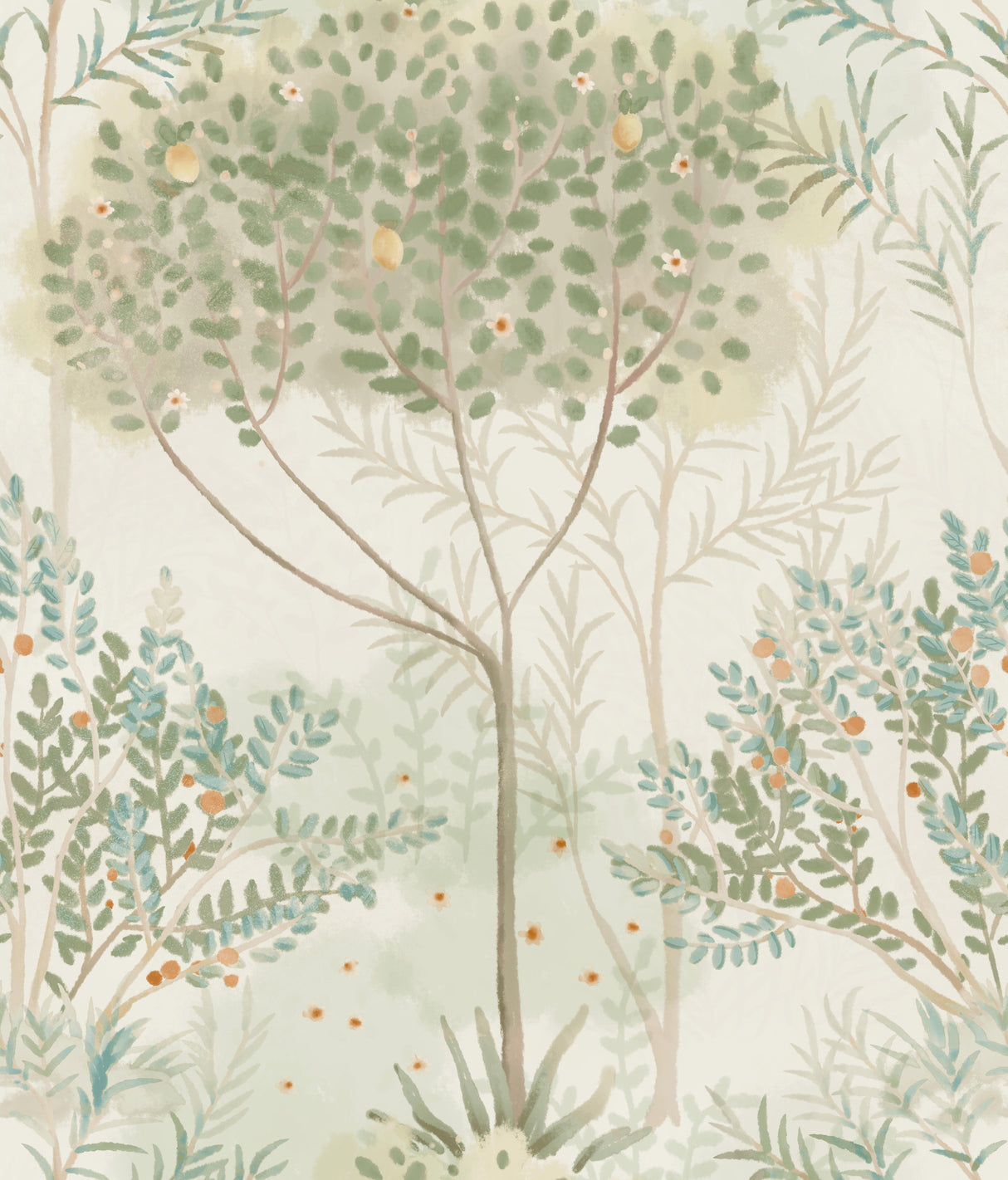 York MN1821 Orchard Beige Wallpaper