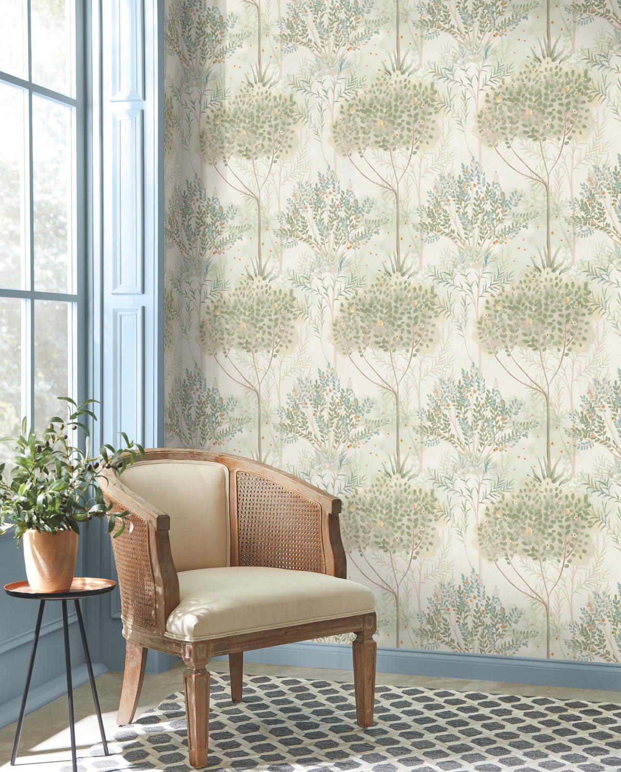 York MN1821 Orchard Beige Wallpaper