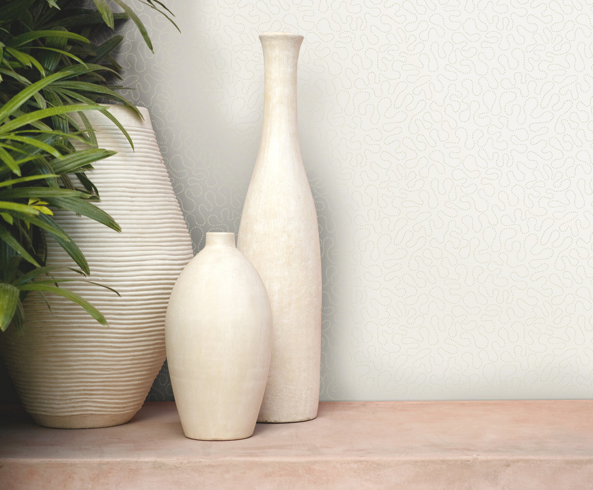 York MN1880 Effervesce Tan Wallpaper