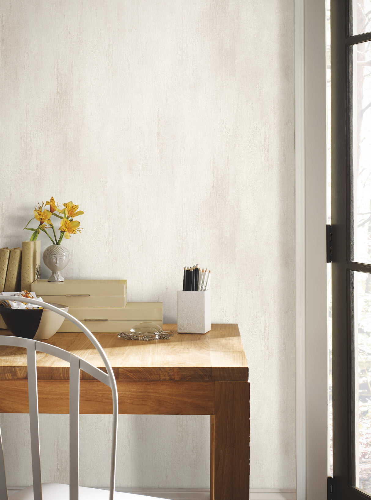 York MN1900 Stucco Finish Tan Wallpaper