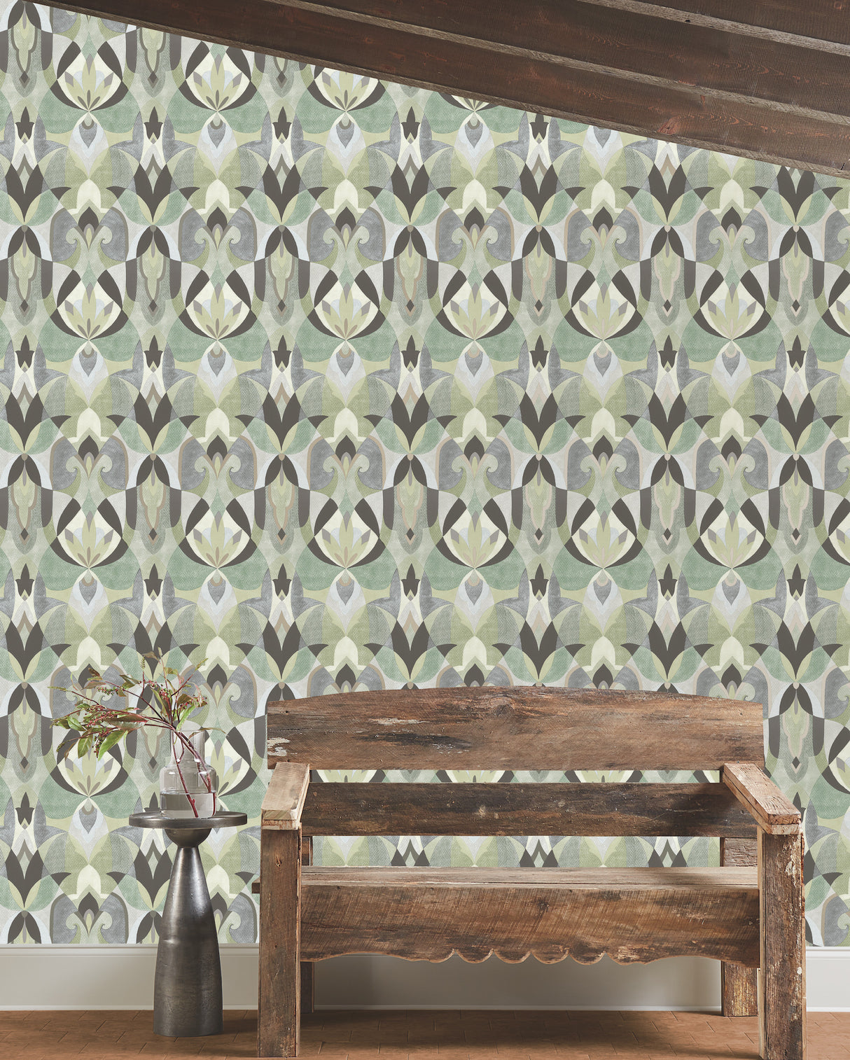 York MN1922 Malta Green Wallpaper