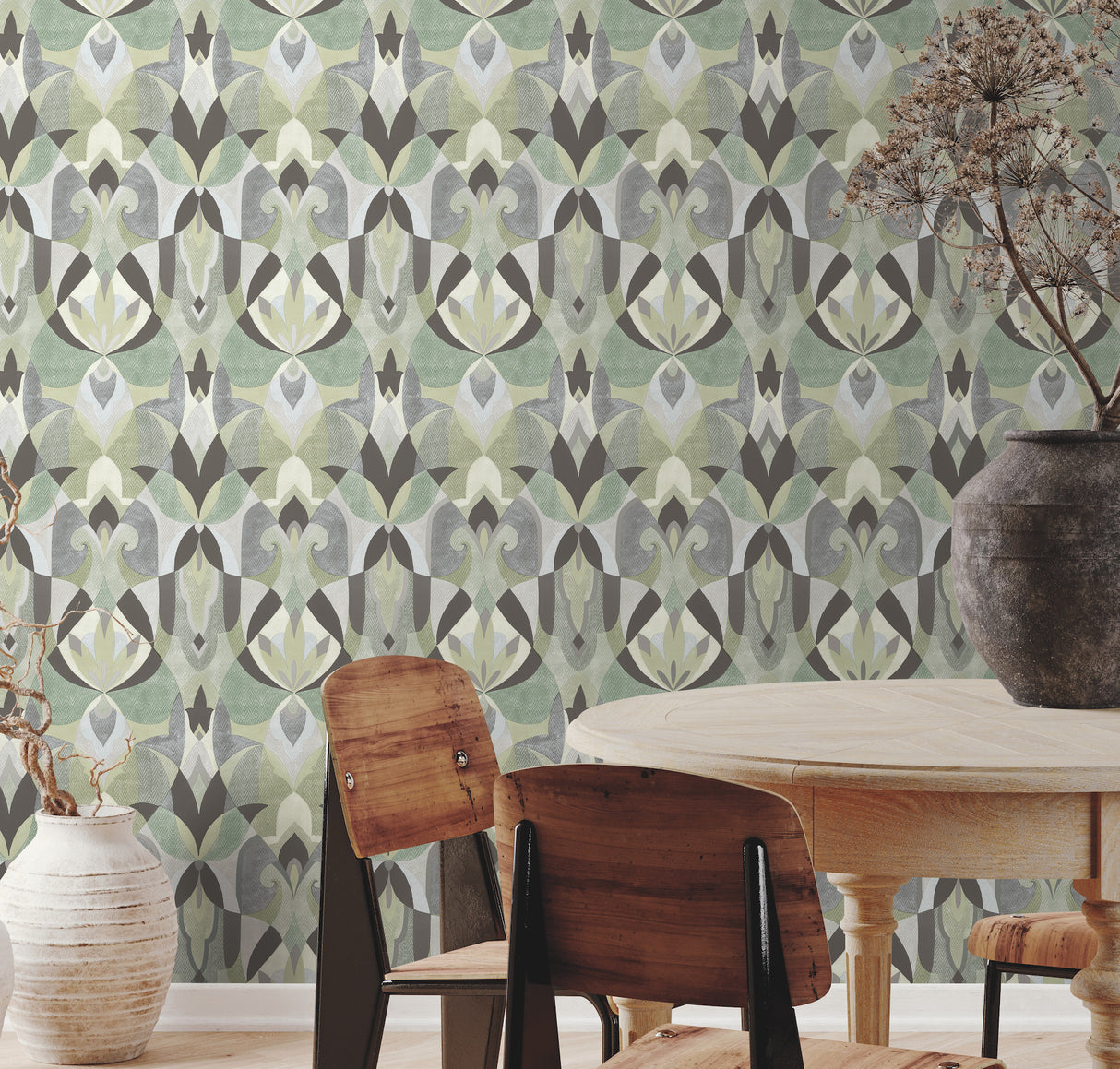 York MN1922 Malta Green Wallpaper