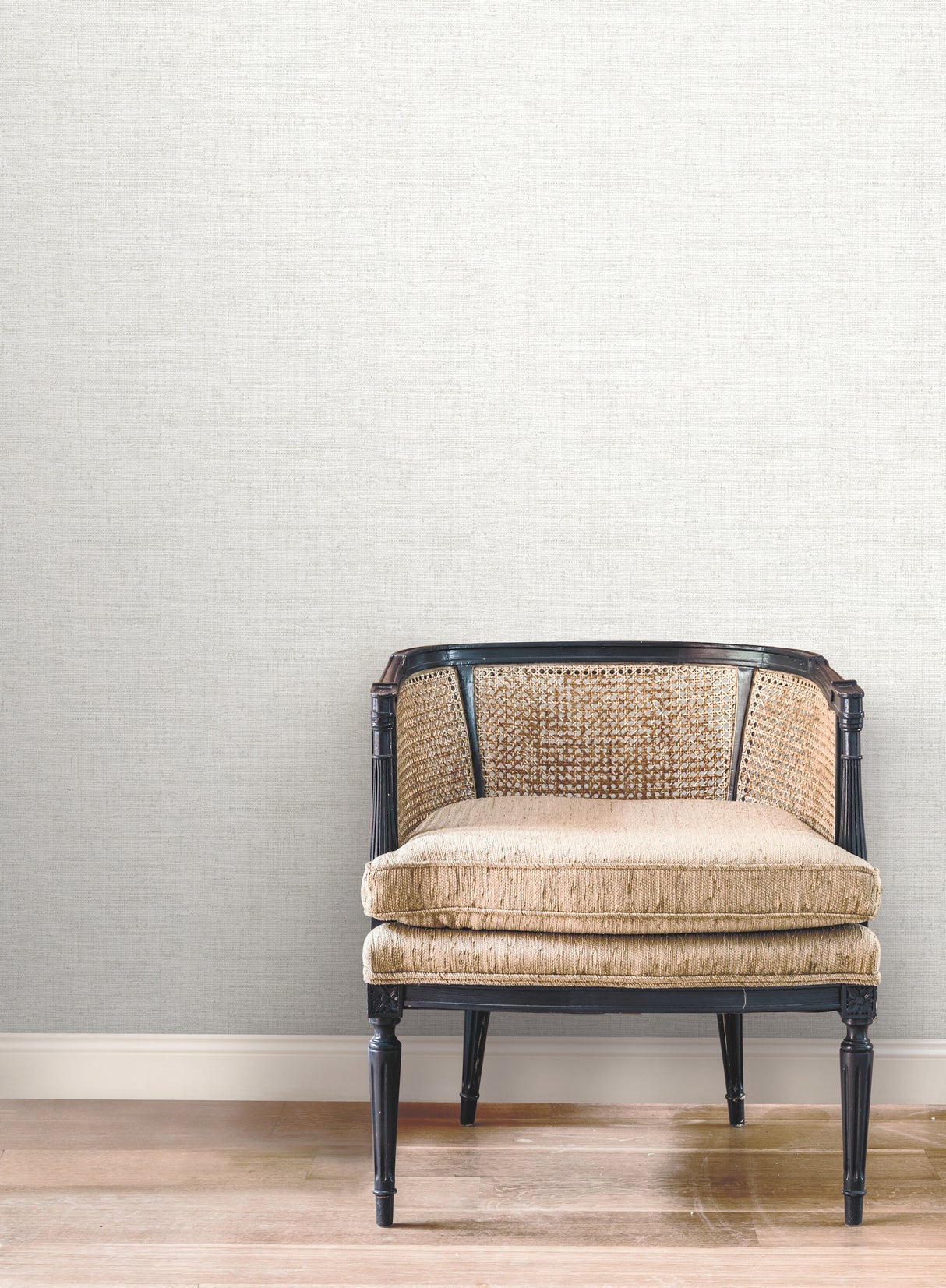York MN1930 Papyrus Weave Off White Wallpaper