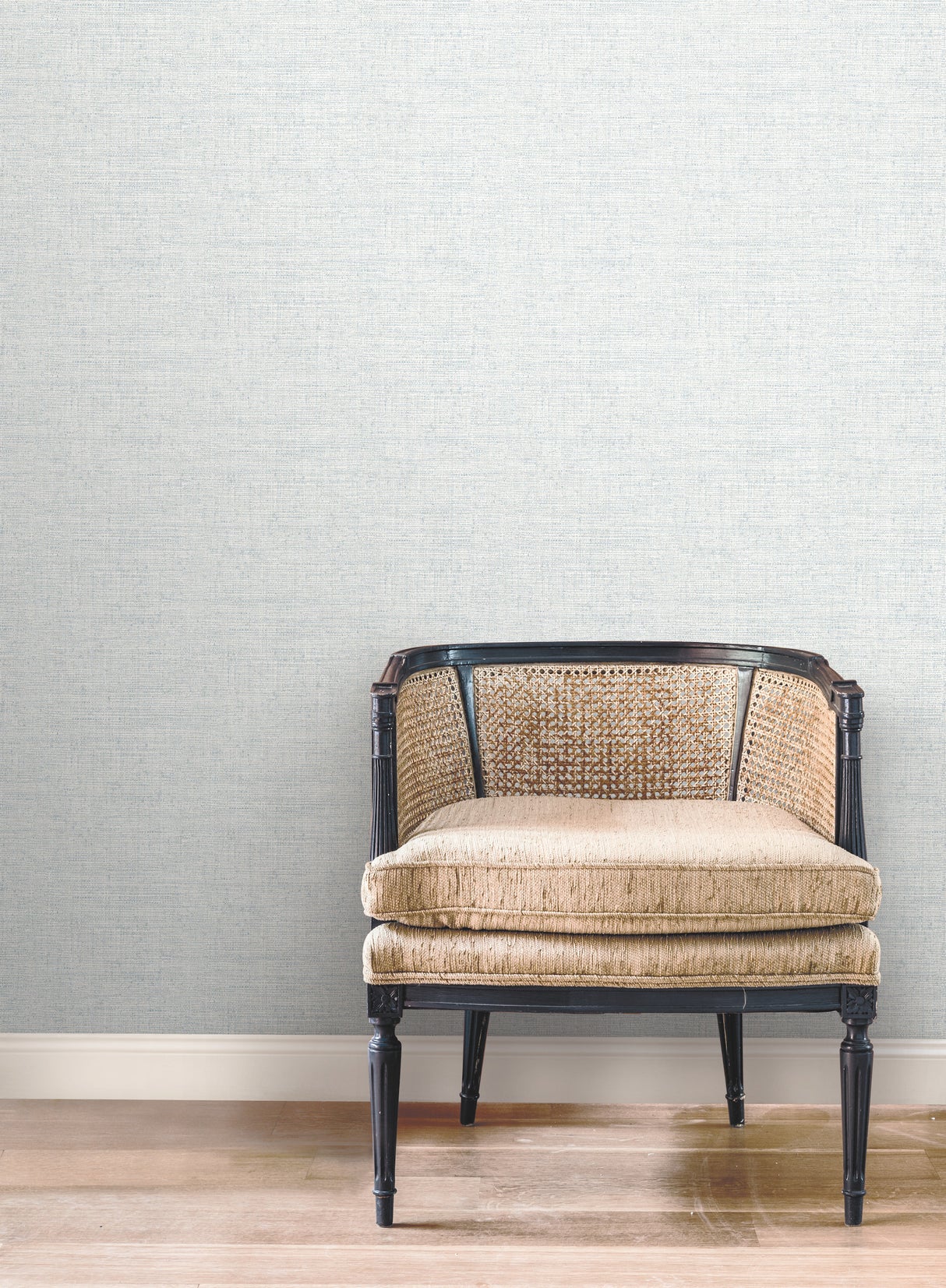 York MN1931 Papyrus Weave Blue Wallpaper