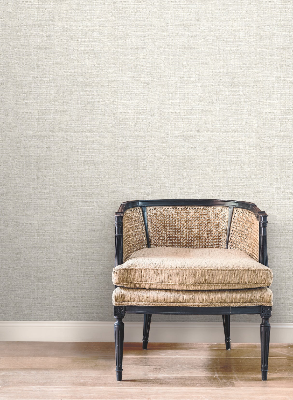 York MN1932 Papyrus Weave White Wallpaper