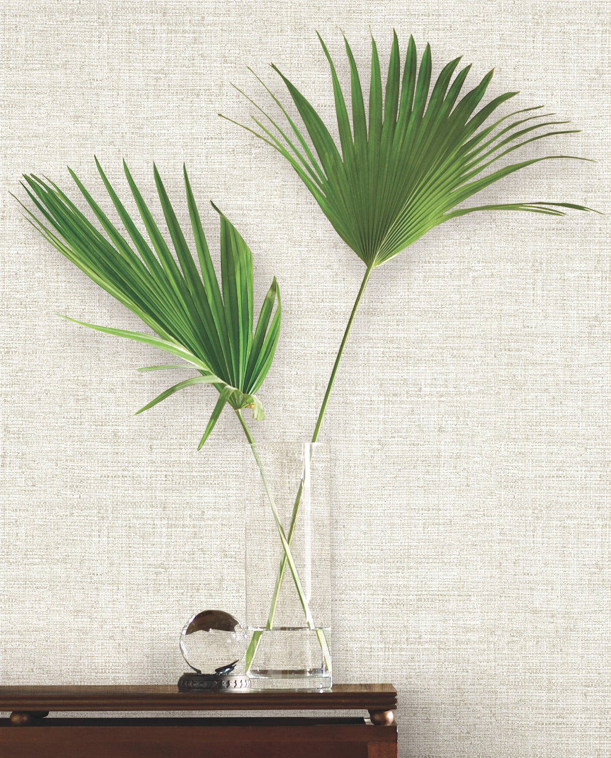 York MN1932 Papyrus Weave White Wallpaper