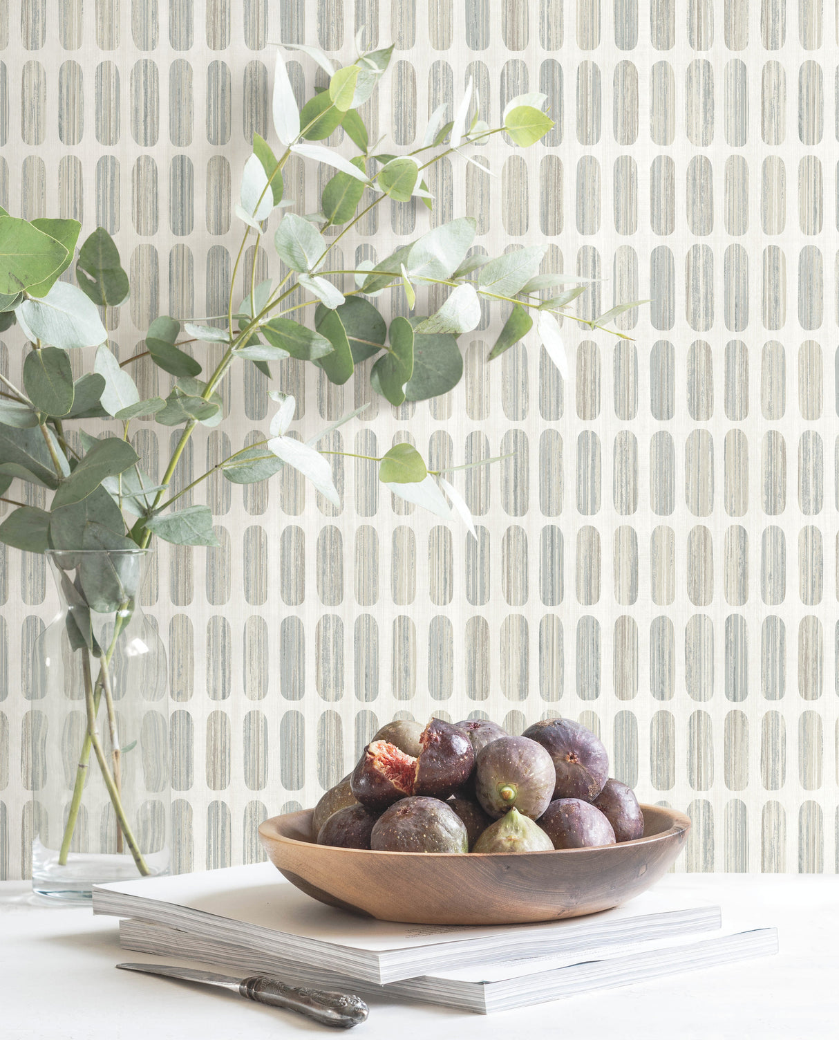 York MN1940 Petite Pergola Neutral Wallpaper