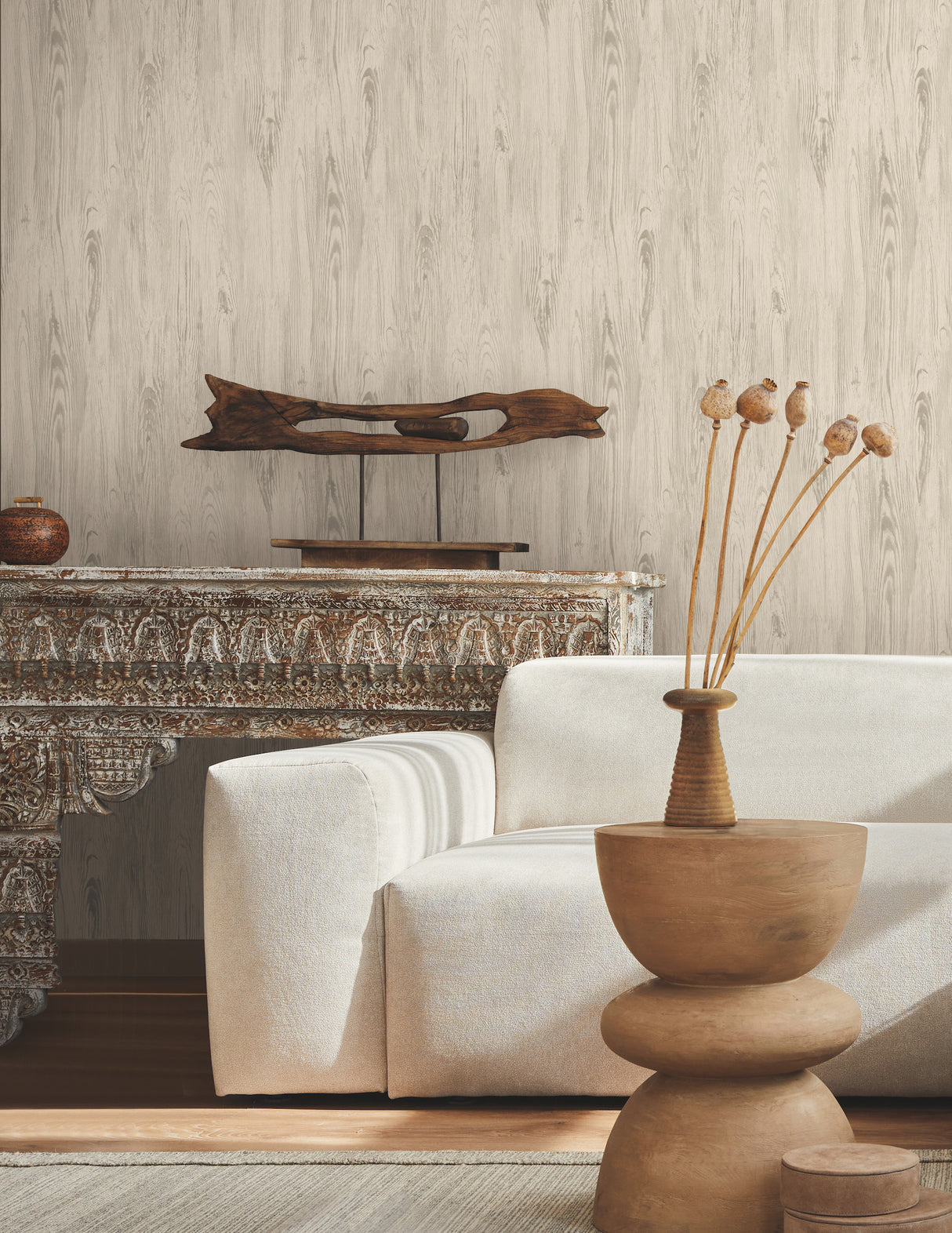 York MN1951 Rusticano Taupe Wallpaper