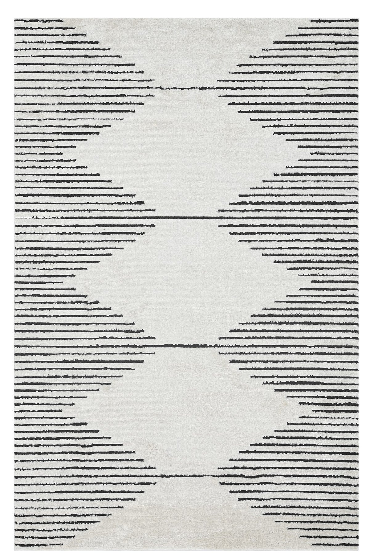 Amer Rugs MNT20508 Monotone White 5' X 8' Area Rug