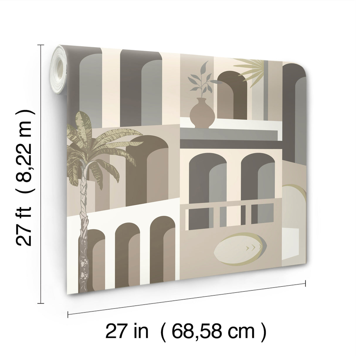 York MT5618 Monte Vista Sand & Fog Wallpaper - Eade's Wallpaper