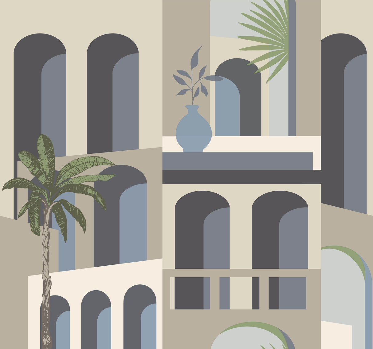 York MT5619 Monte Vista Seaside Wallpaper - Eade's Wallpaper