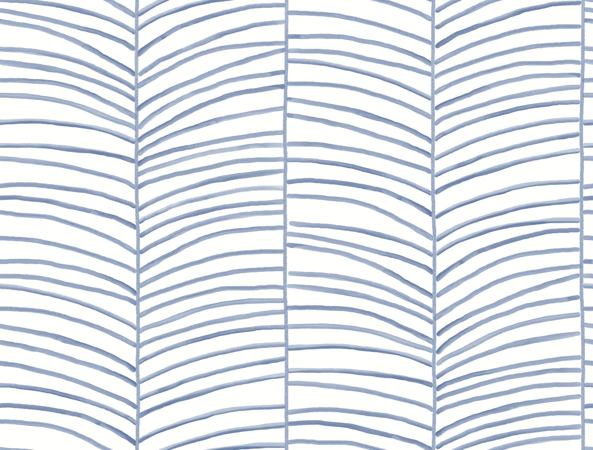 York MT5672 Cascade Palm Chevron Sea Wallpaper - Eade's Wallpaper