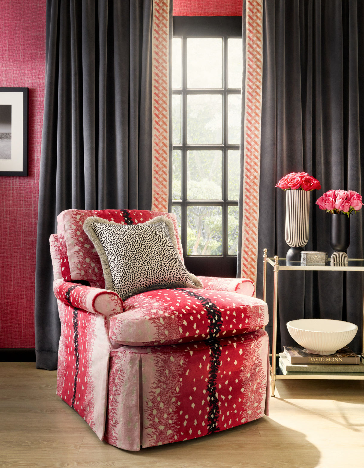 Scalamandre MT 00081247 SLATE TORINO VELVET Fabric - Eade's Wallpaper