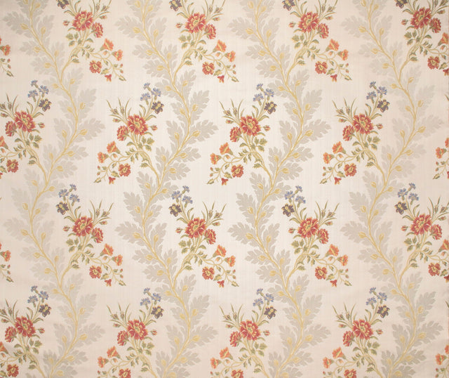 Scalamandre MT 29803457 NATURAL/MULTI LUISA Fabric - Eade's Wallpaper