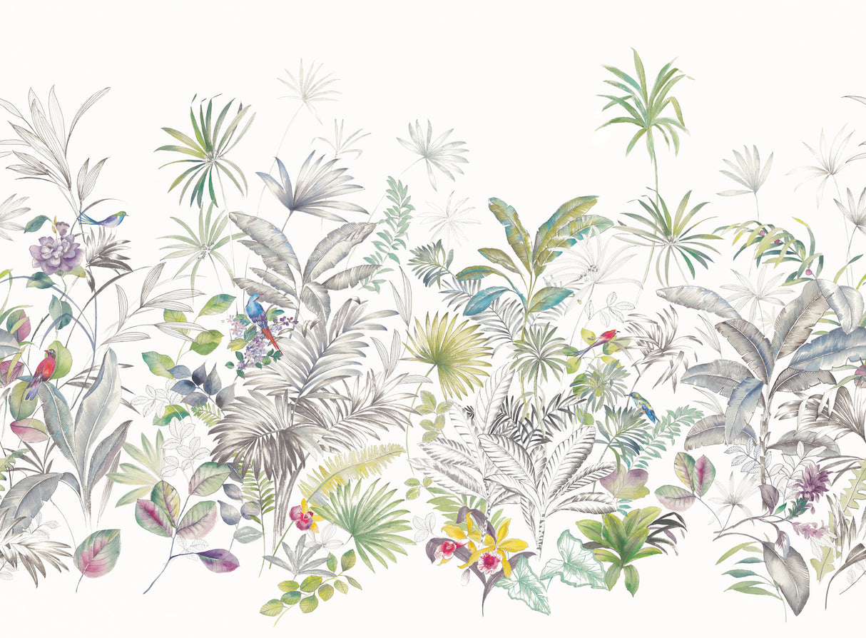 York MU0278M Tropical Green Wall Mural