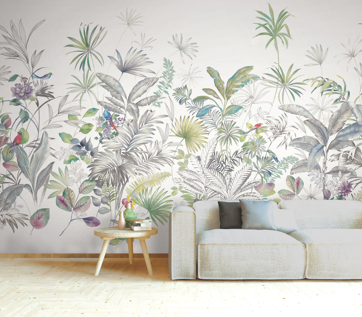 York MU0278M Tropical Green Wall Mural