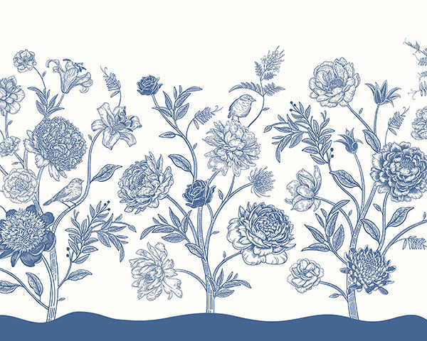 Eade’s Jacobean Rose Trail Blue