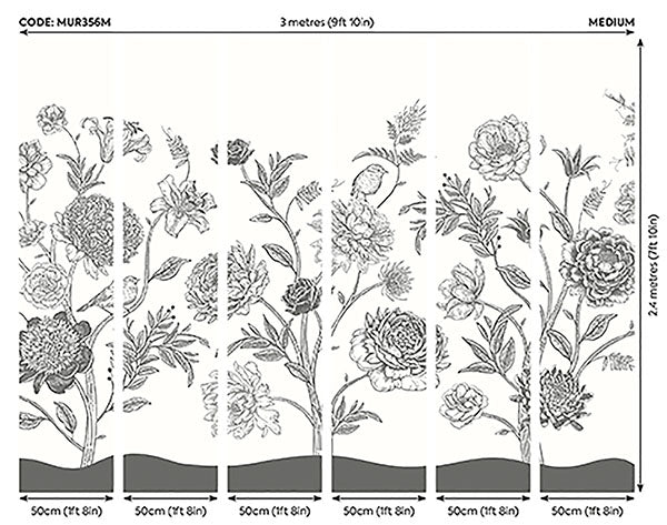 Eade’s Jacobean Rose Trail Black