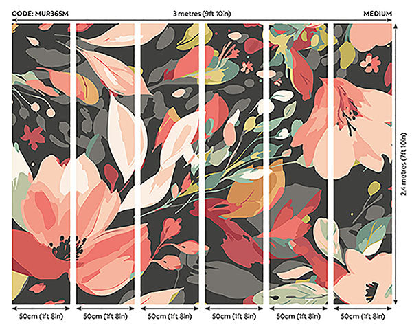 Eade’s Flowing Flowers Charcoal