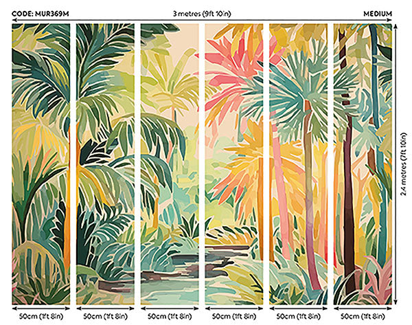 Eade’s Pretty Palms Multicolor