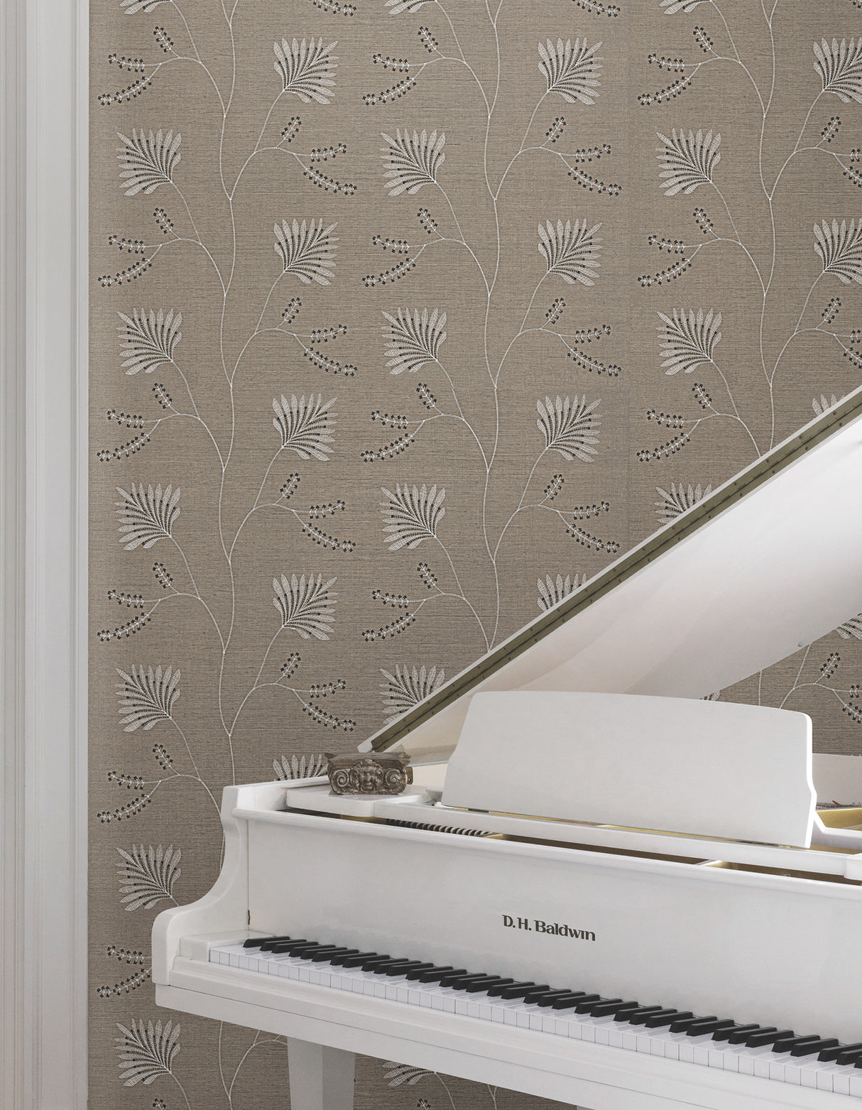 Ronald Redding MX9607 Laelynn Taupe Wallpaper - Eade's Wallpaper
