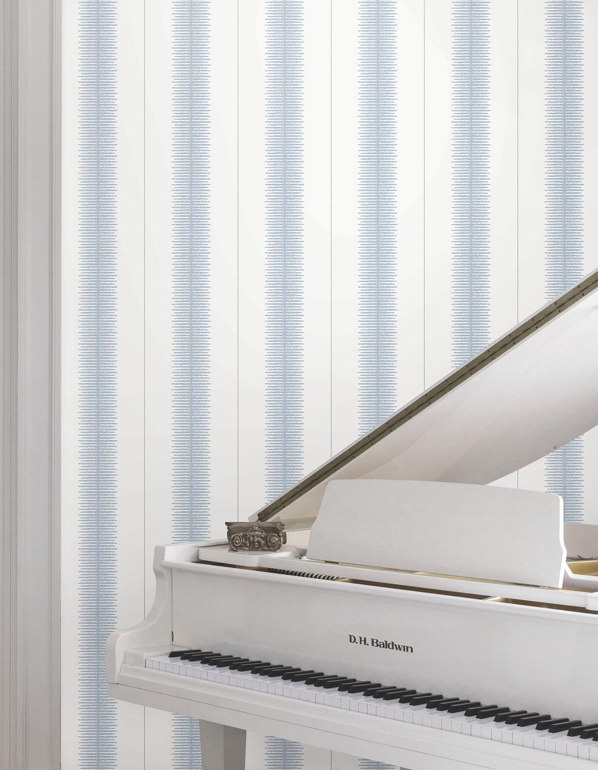 Ronald Redding MX9611 Tandem Stripe Blue Wallpaper - Eade's Wallpaper