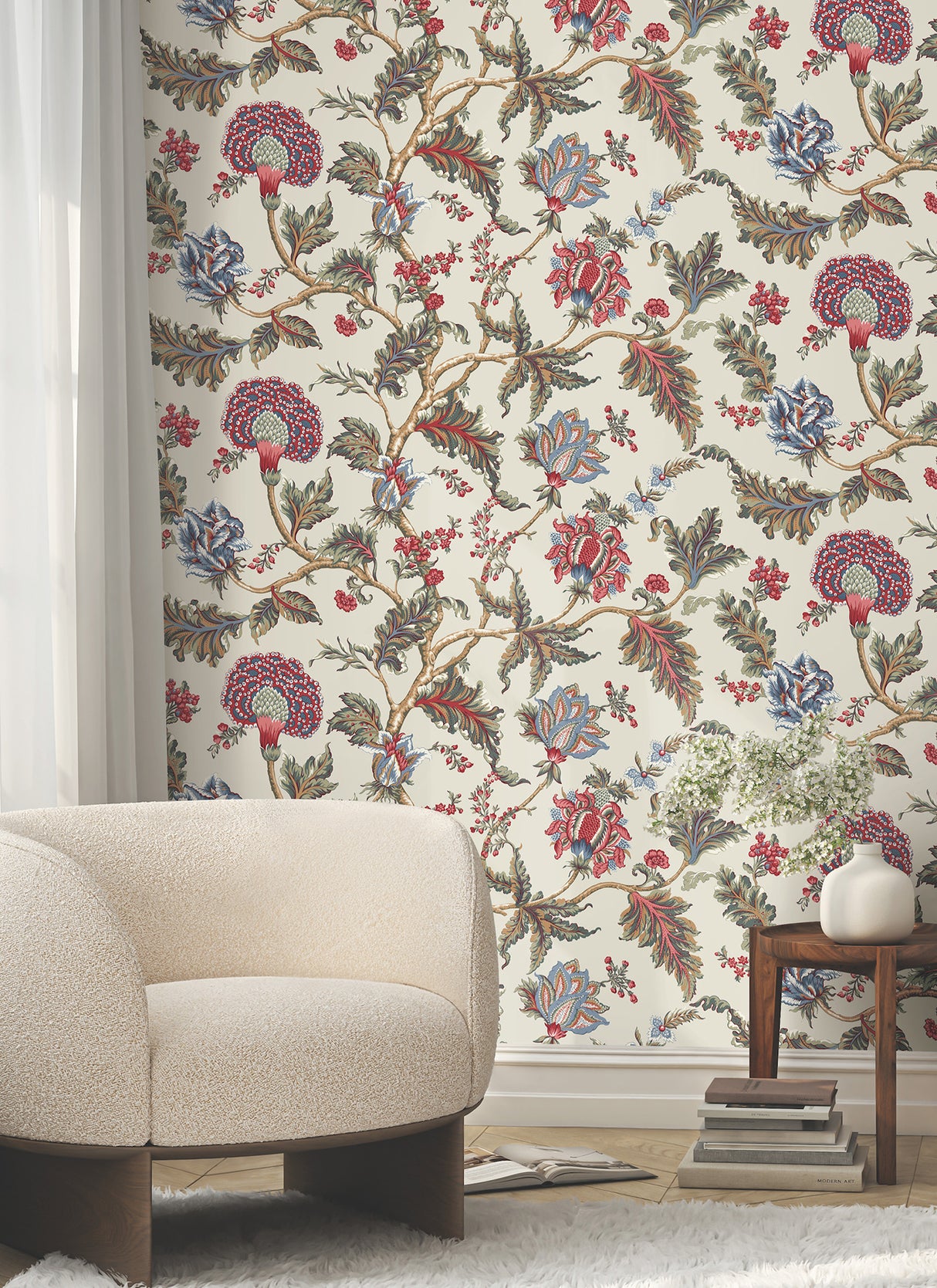 Ronald Redding MX9623W Monroe Cherry Wallpaper - Eade's Wallpaper