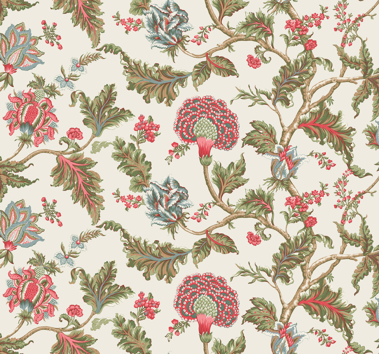 Ronald Redding MX9625W Monroe Rhubarb Wallpaper - Eade's Wallpaper