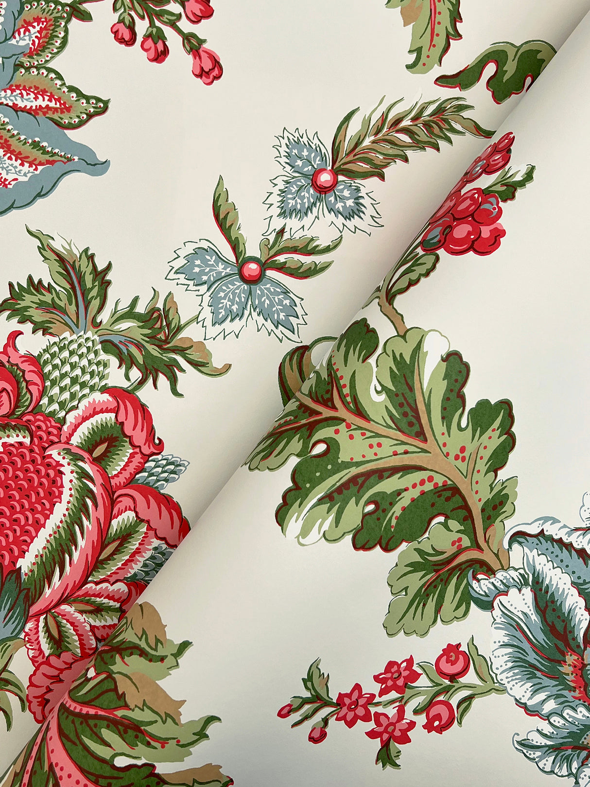 Ronald Redding MX9625W Monroe Rhubarb Wallpaper - Eade's Wallpaper