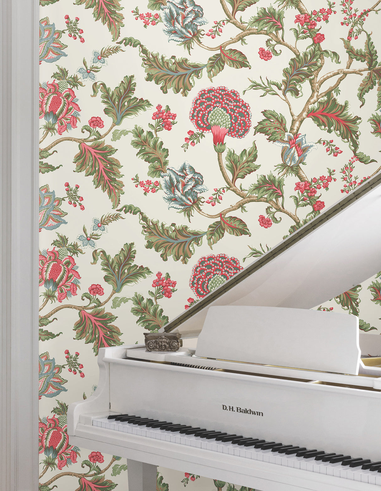 Ronald Redding MX9625W Monroe Rhubarb Wallpaper - Eade's Wallpaper
