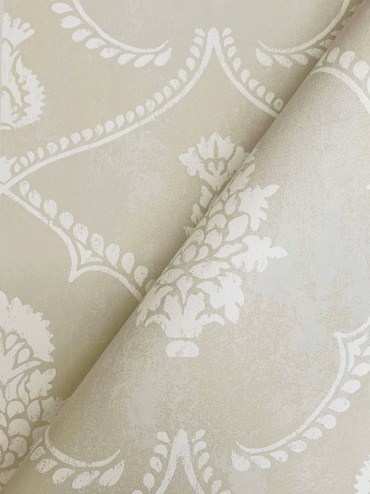 Ronald Redding MX9642 Royal Damask Soft Grey Wallpaper - Eade's Wallpaper