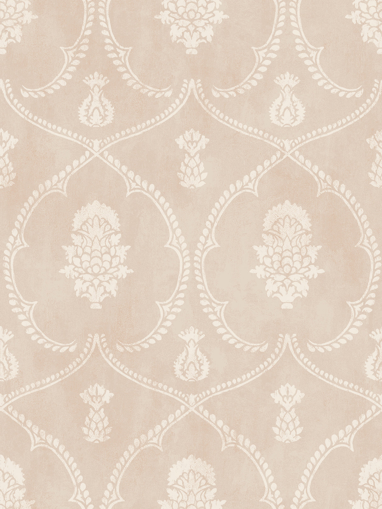 Ronald Redding MX9646 Royal Damask Blush Wallpaper - Eade's Wallpaper