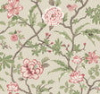 Ronald Redding MX9653 Courtyard Botanical Pink Wallpaper - Eade's Wallpaper