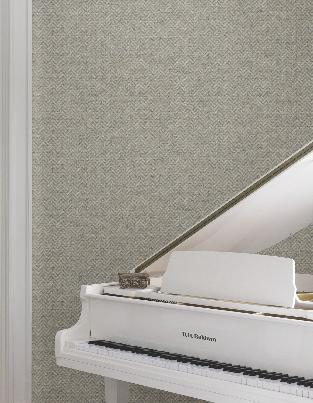 Ronald Redding MX9671 Regent Charcoal Wallpaper - Eade's Wallpaper