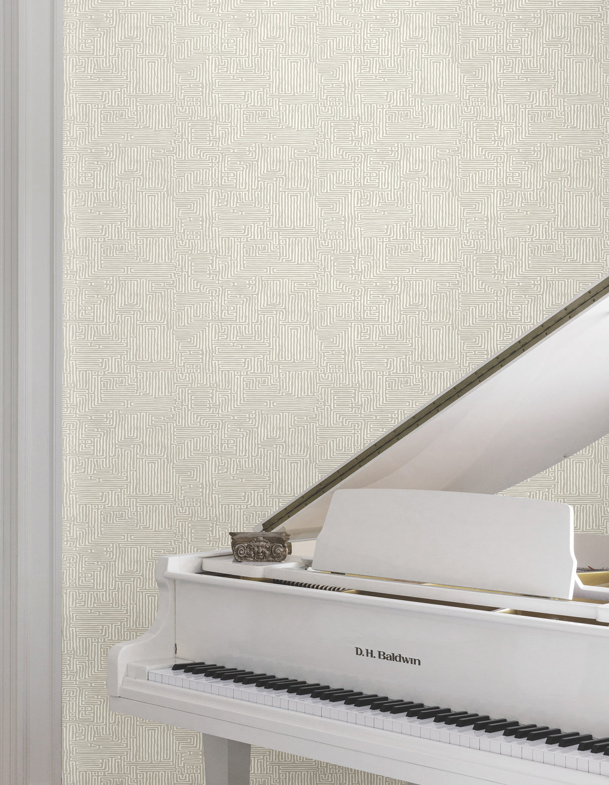 Ronald Redding MX9685 Passages Taupe Wallpaper - Eade's Wallpaper