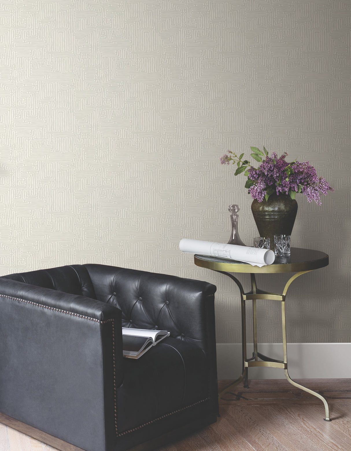 Ronald Redding MX9687 Passages Grey Wallpaper - Eade's Wallpaper