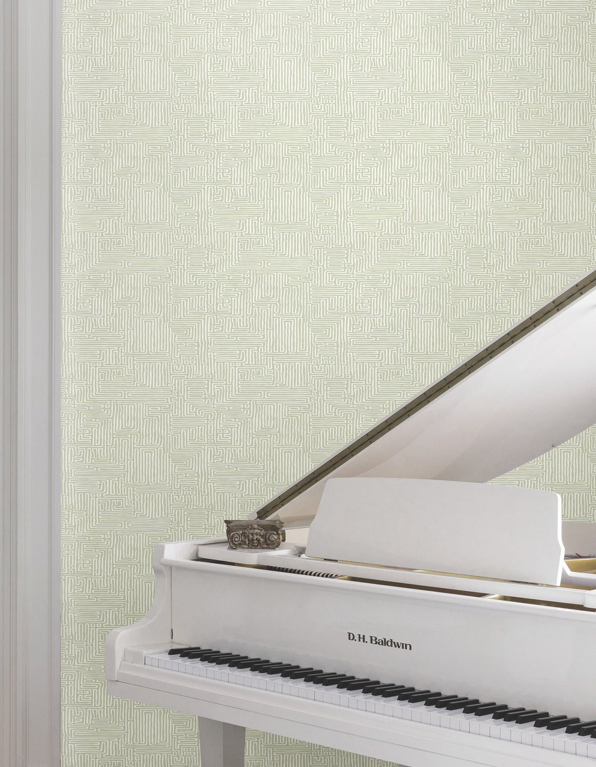 Ronald Redding MX9688 Passages Green Wallpaper - Eade's Wallpaper