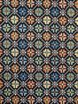 Scalamandre N1 0002B411 MULTI / BLACK KIROV Fabric - Eade's Wallpaper