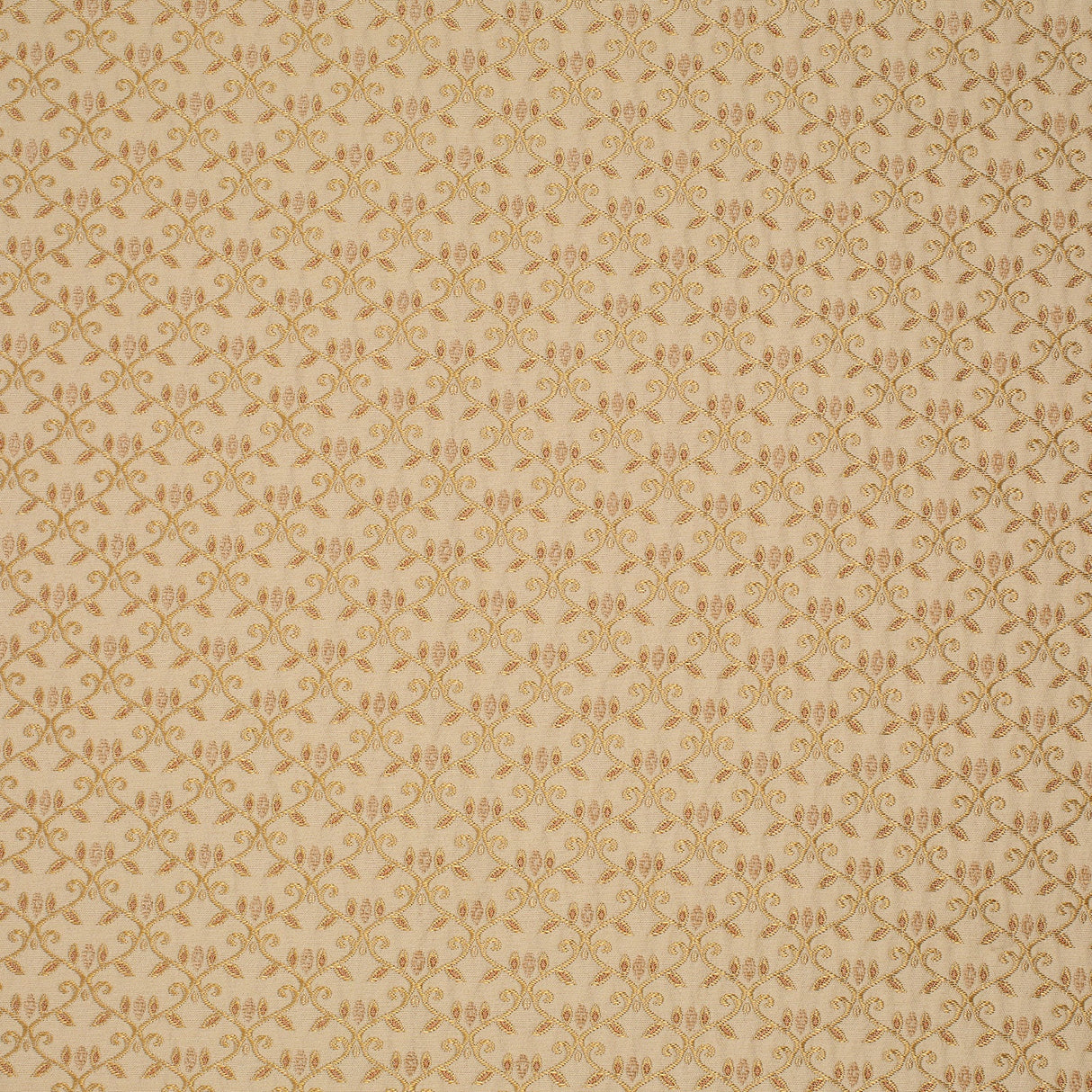 Mitchell MDS FF-2404-19 Leaf,Ogee,Small Scale Radiant-Gold - Eade's Wallpaper
