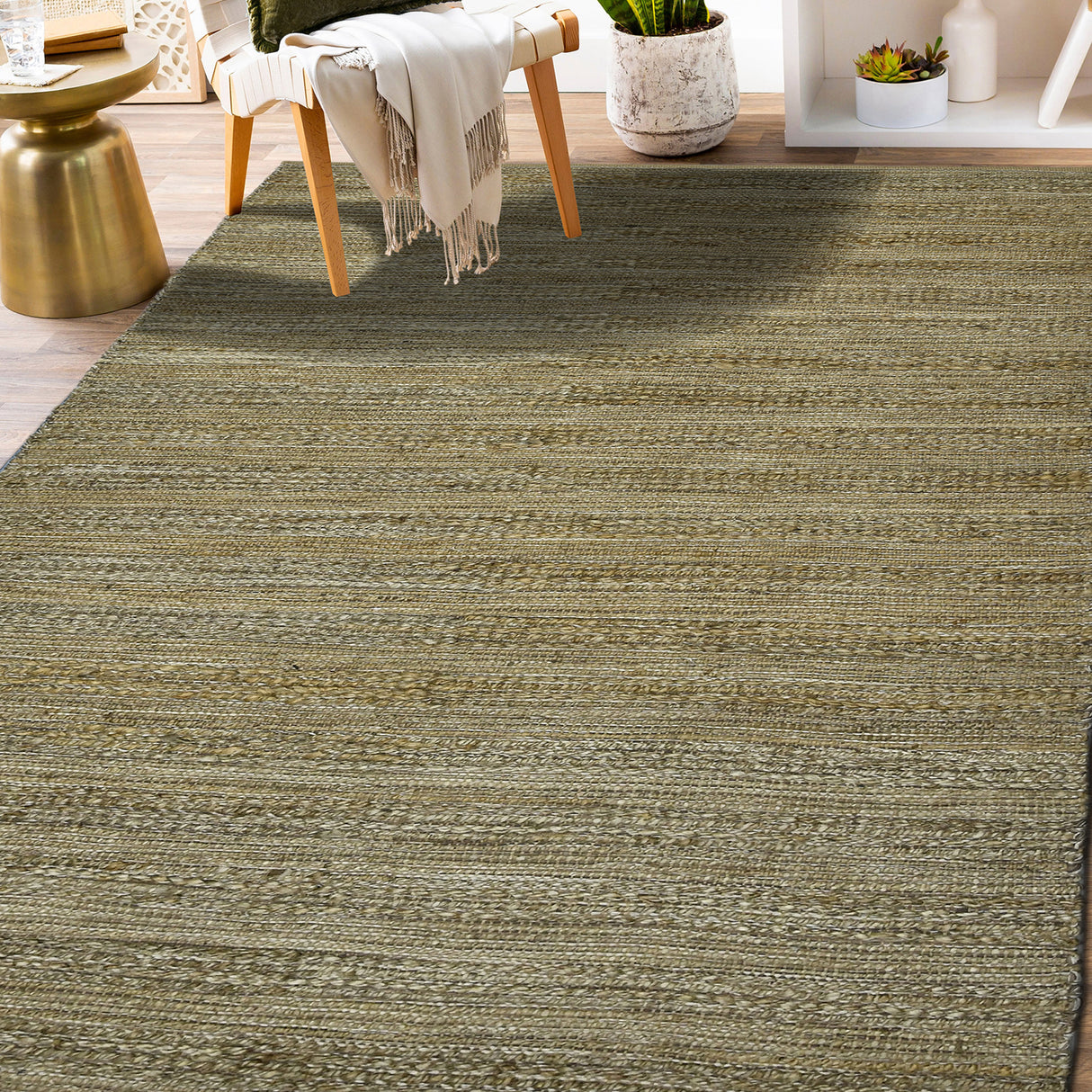 Amer Rugs NAT-2 Naturals Farmhouse Striped Area Rug