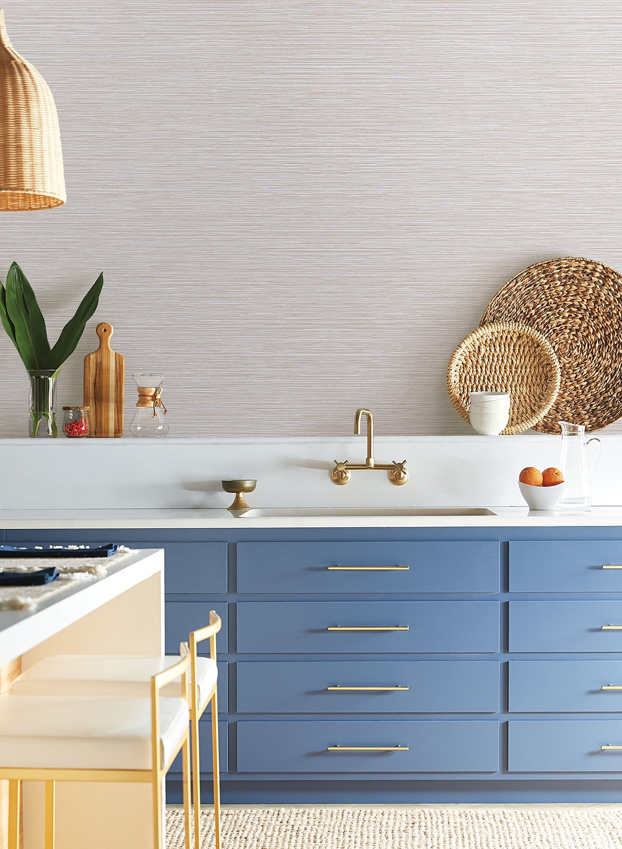 York ND3032N Grass Roots Beige Wallpaper