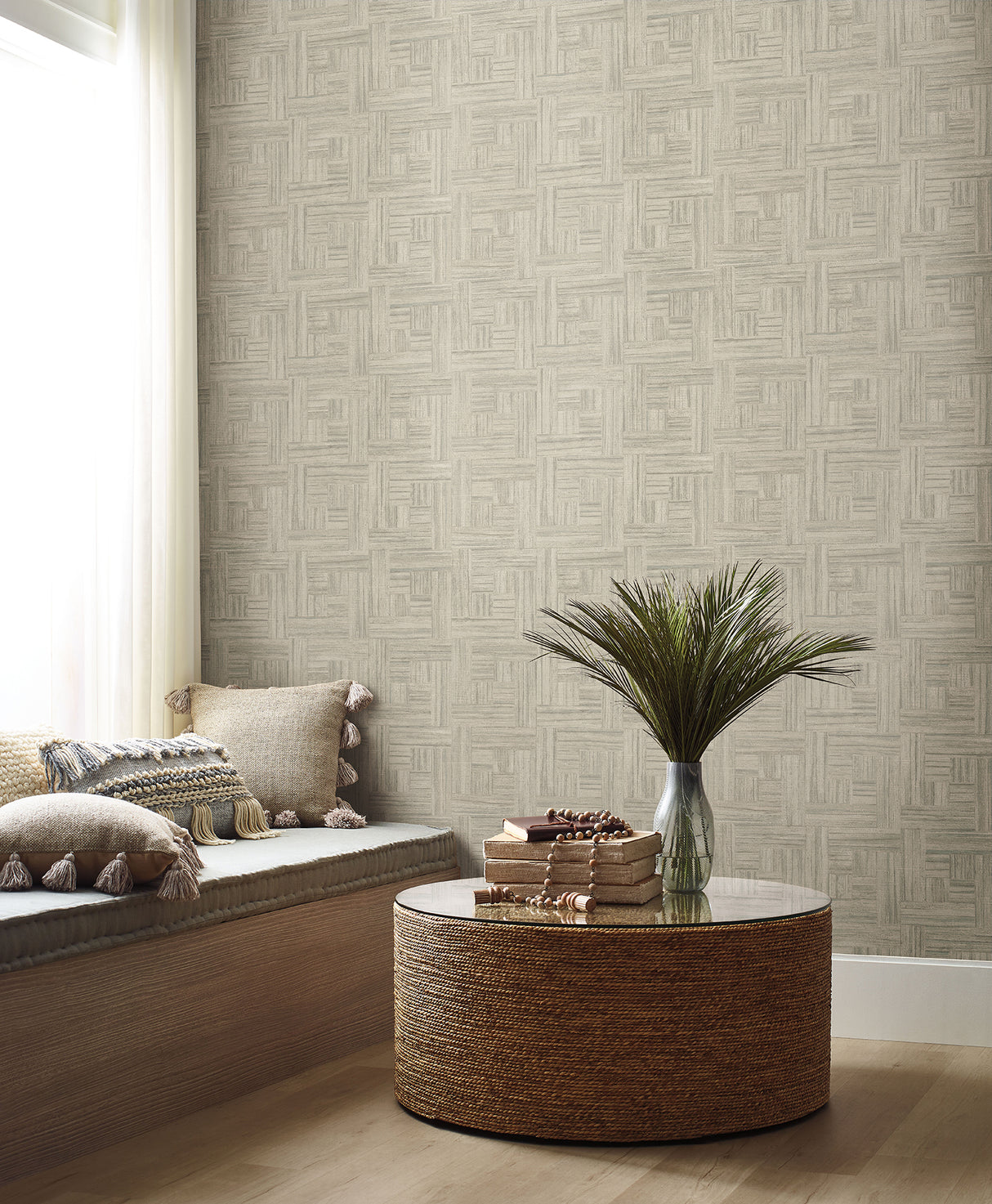 York ND3059N Tesselle Grey Wallpaper