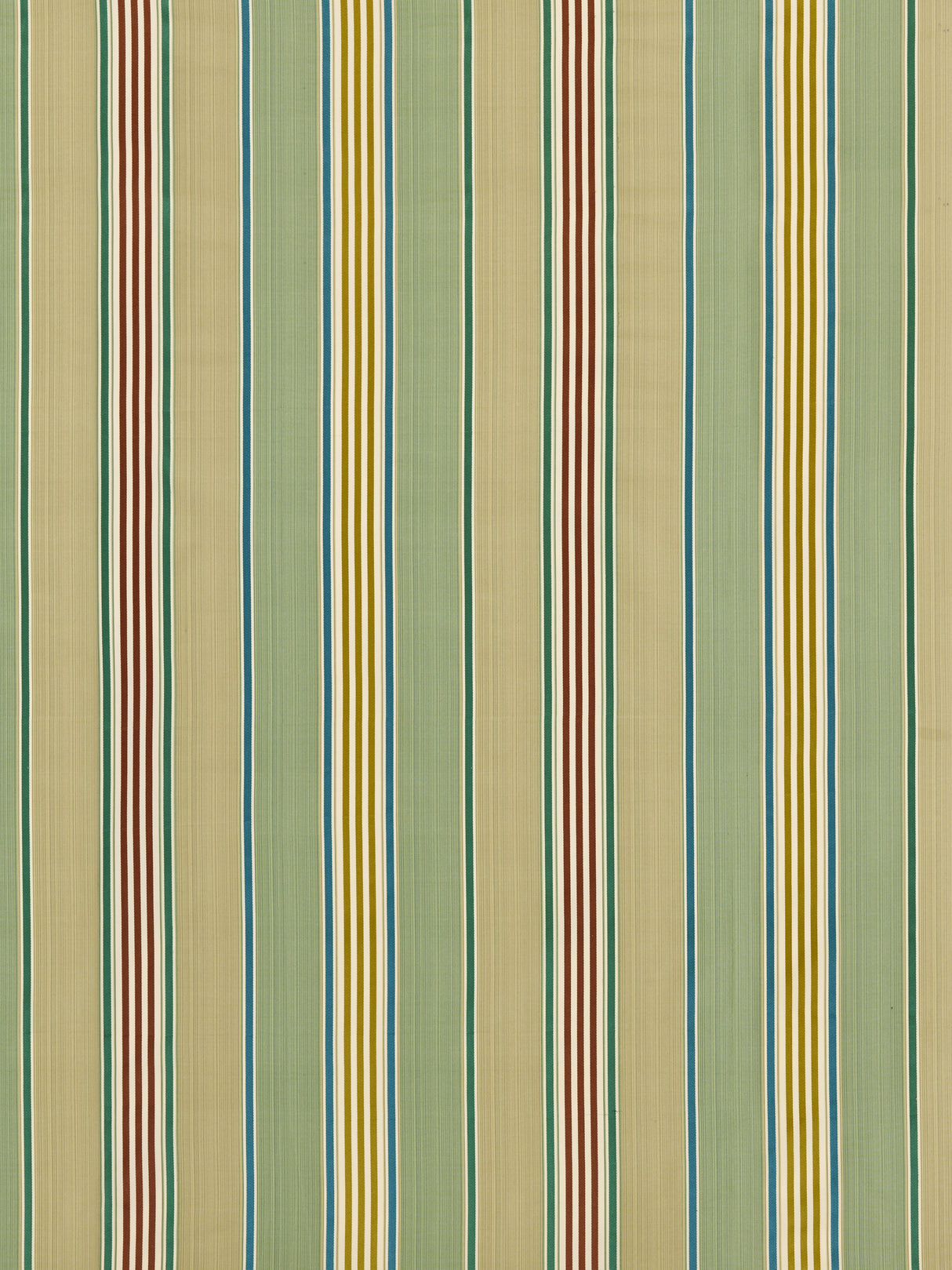 Scalamandre ND 00016130 MOSS CHARLOTTE STRIPE Fabric - Eade's Wallpaper