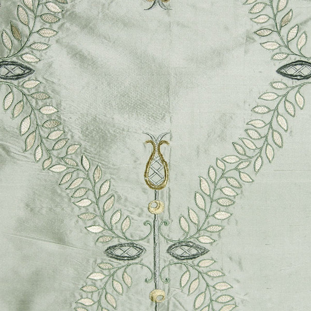 Scalamandre ND 00021620 BLUE FROST WHITE HALL Fabric - Eade's Wallpaper