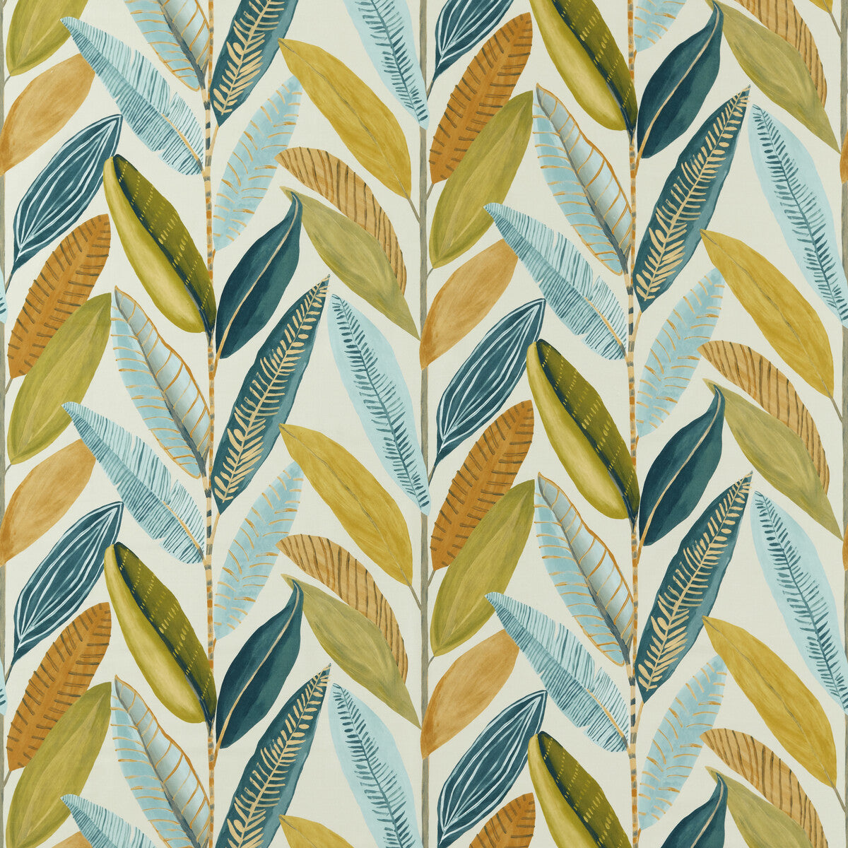 SCION NESF120893.SCN.0 HIKKADUWA TANGERINE Fabric - Eade's Wallpaper