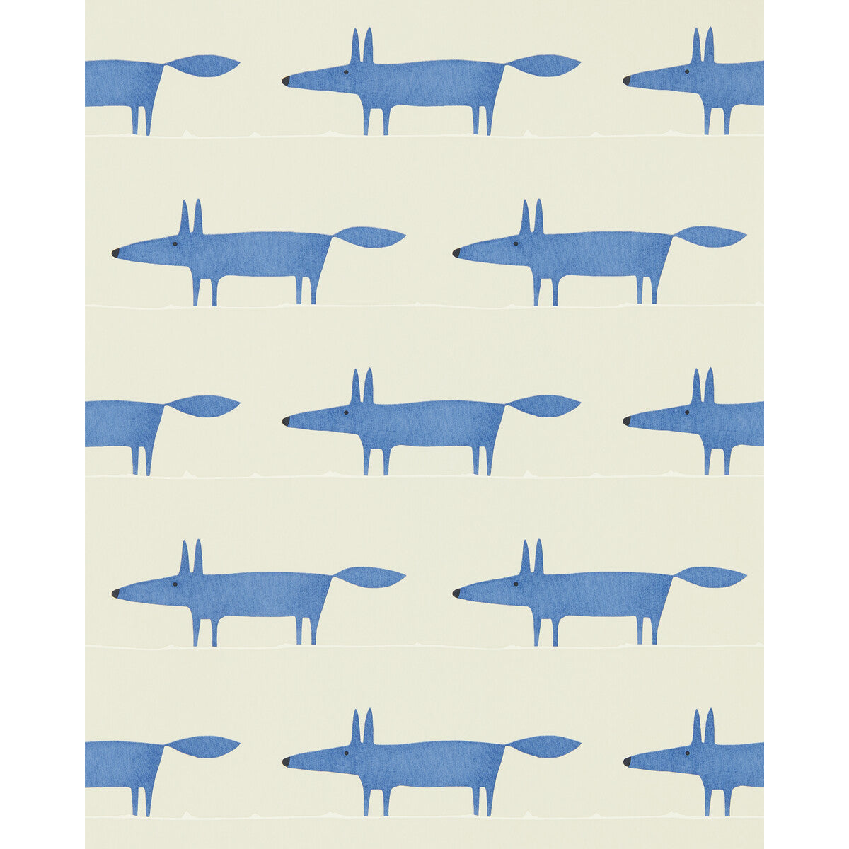 SCION NHAP112817.SCN.0 MIDI FOX WP PEBBLE/DENIM Wallpaper - Eade's Wallpaper