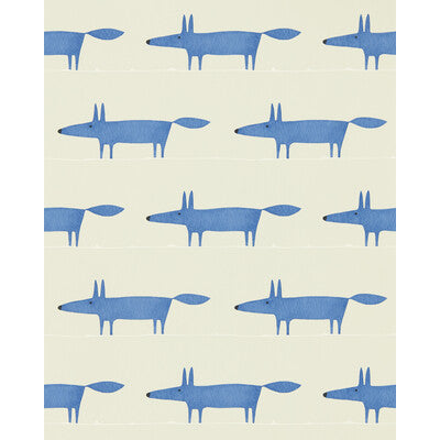 SCION NHAP112817.SCN.0 MIDI FOX WP PEBBLE/DENIM Wallpaper - Eade's Wallpaper
