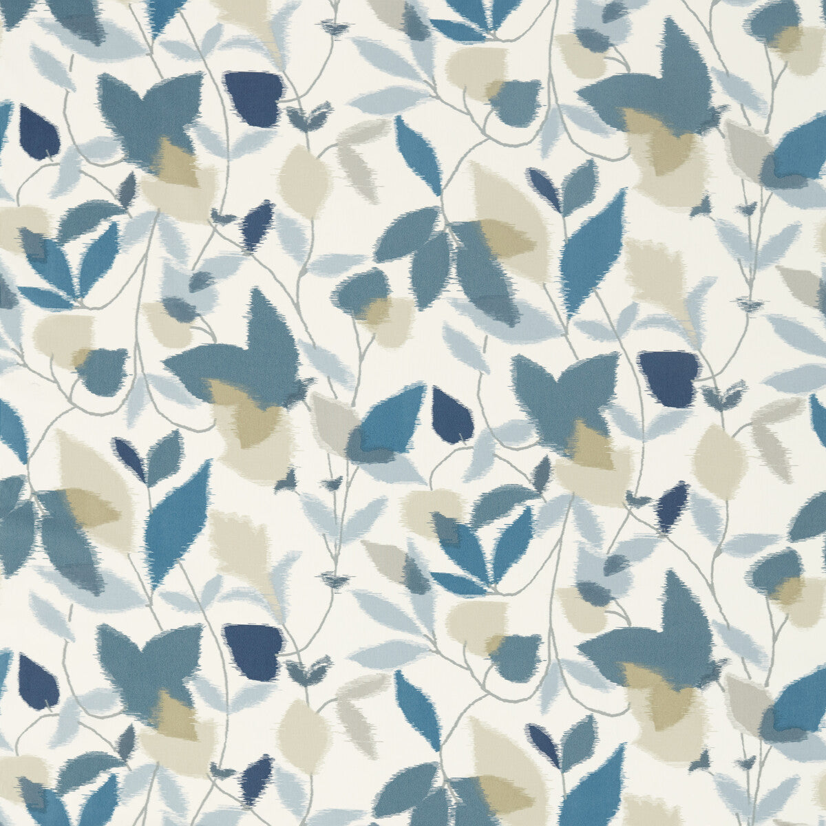 SCION NJAP120749.SCN.0 AKIRA DENIM/MIDNIGHT/PUTTY Fabric - Eade's Wallpaper