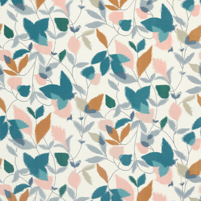 SCION NJAP120751.SCN.0 AKIRA GINGER/TEAL/OLIVE Fabric - Eade's Wallpaper