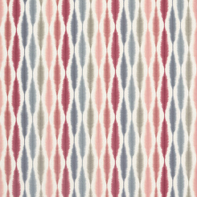 SCION NJAP120753.SCN.0 USUKO CRANBERRY/ROSE/STEEL Fabric - Eade's Wallpaper